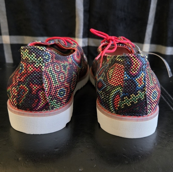 Zull multicolor Stitched Mexico lace up Sneakers Shoes - Picture 6 of 10